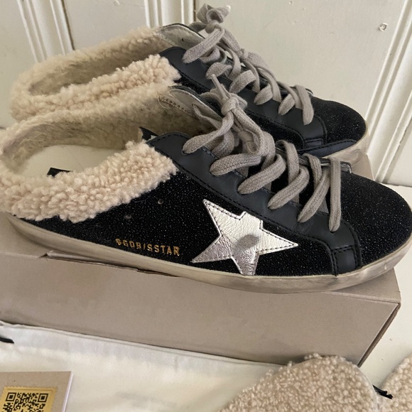 Golden Goose super star sabot shearling fur 39 - Picture 3 of 6